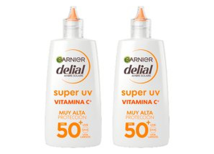 GARNIER | Delial SUPER UV Vitamina C FPS50+ Crema Fluida Diaria 2x40ml