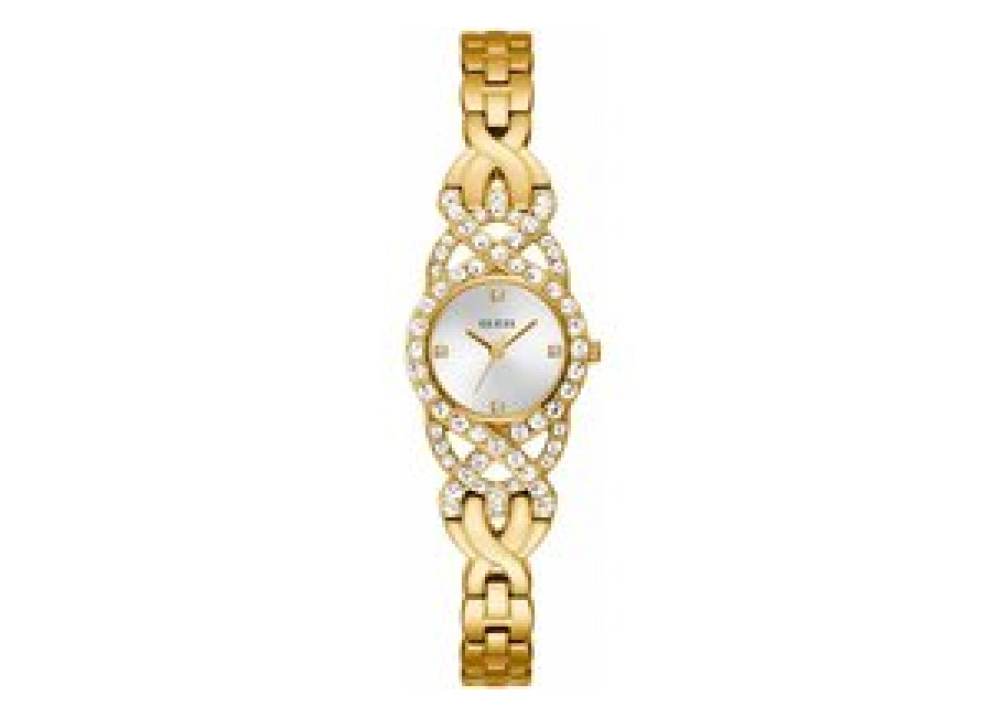 Guess Adorn Gw0682l2 Reloj De Pulsera Analógico Para Mujer Color Dorado