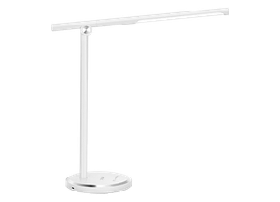 Aigostar – Lámpara de Escritorio LED, 8W Flexo LED con Puerto de Carga USB, Regulable Lampara LED  (2)