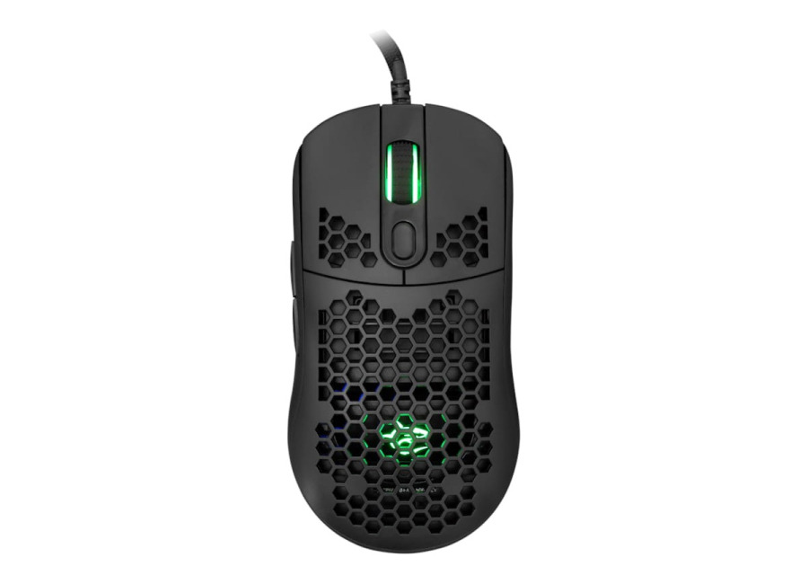 White Shark Ratón Gaming White Shark Galahad GM-5007 USB Negro – 6400 DPI