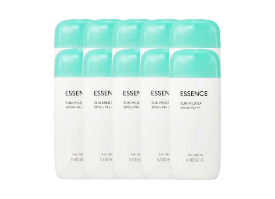 MISSHA – All Around Safe Block Essence Sun Milk EX (10c/u) Set