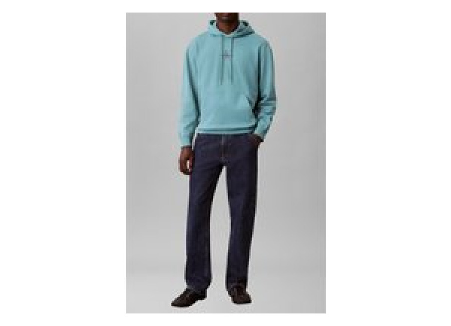 Calvin Klein Ls Eu 350terry Micro Hoodie Tequila Blue | Sudaderas con Capucha Outlet | Hombre | Azu