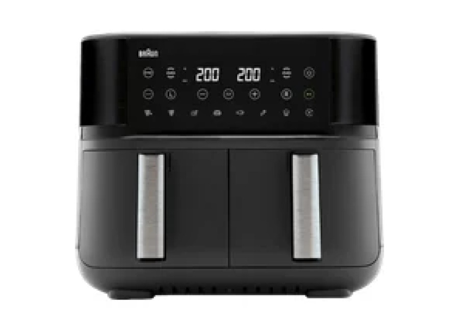 Freidora de Aire Braun TwinCook 3 TD 3030I Doble Cesta 2x4L 8L 2850W 8 Programas