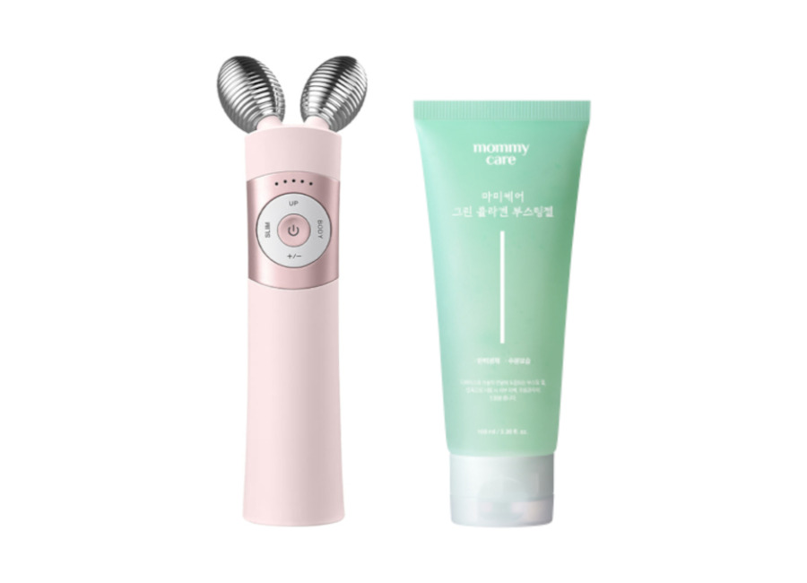 mommy care – EMS V-THERA – Pink (1ea) + Green Collagen Boosting Gel – 100ml (1ea) Set