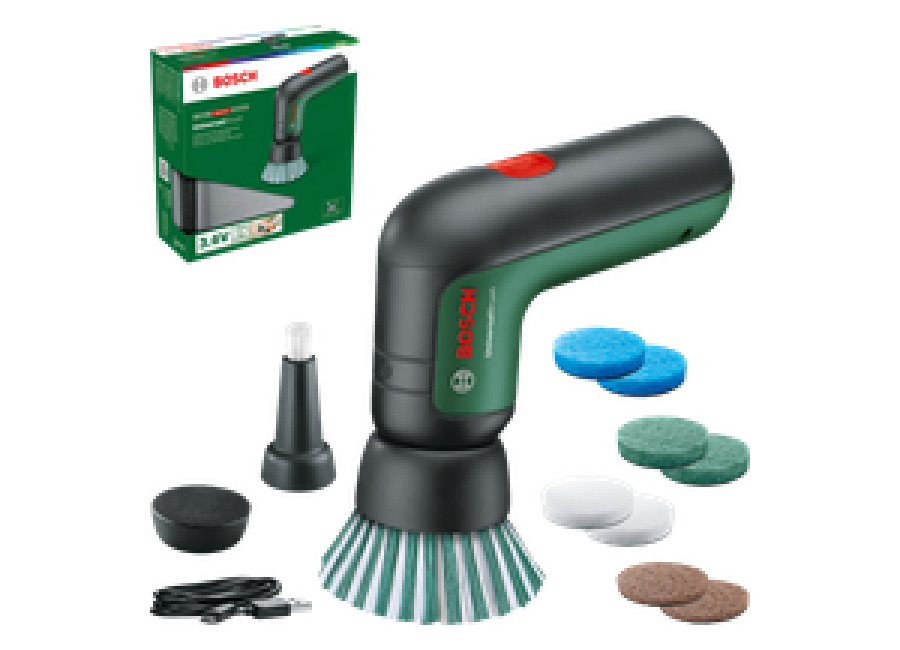 BOSCH 06033E0002 Cepillo de limpieza a batería Juego UniversalBrush (Sin batería ni cargador)