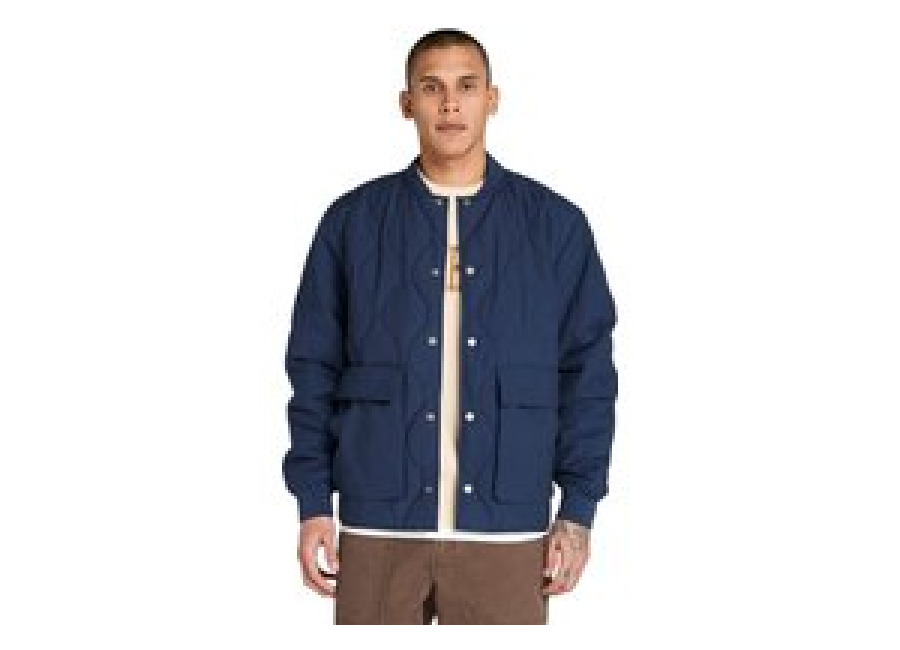 Timberland Quilted Jacket Navy | Bombers Outlet | Hombre | Azul