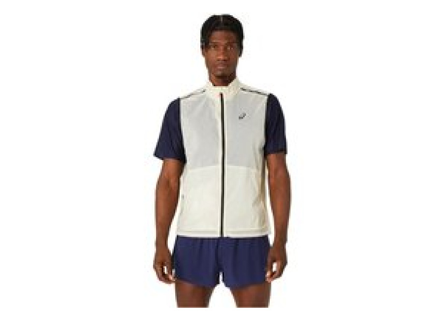 Chaleco de Running ASICS Metarun Packable Gilet Hombre Beige