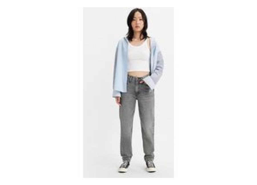 Levi’s 80s Straight Jeans Grey Talla: W23L30 | Vaqueros Rectos Outlet | Mujer | Gris