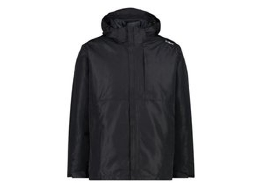 Chaqueta de Montaña Campagnolo Zip Hood Detachable Inn. Hombre Negro