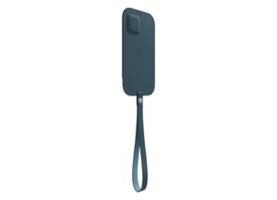 Full leather case with magsafe for iphone 12 pro max baltic blue – case