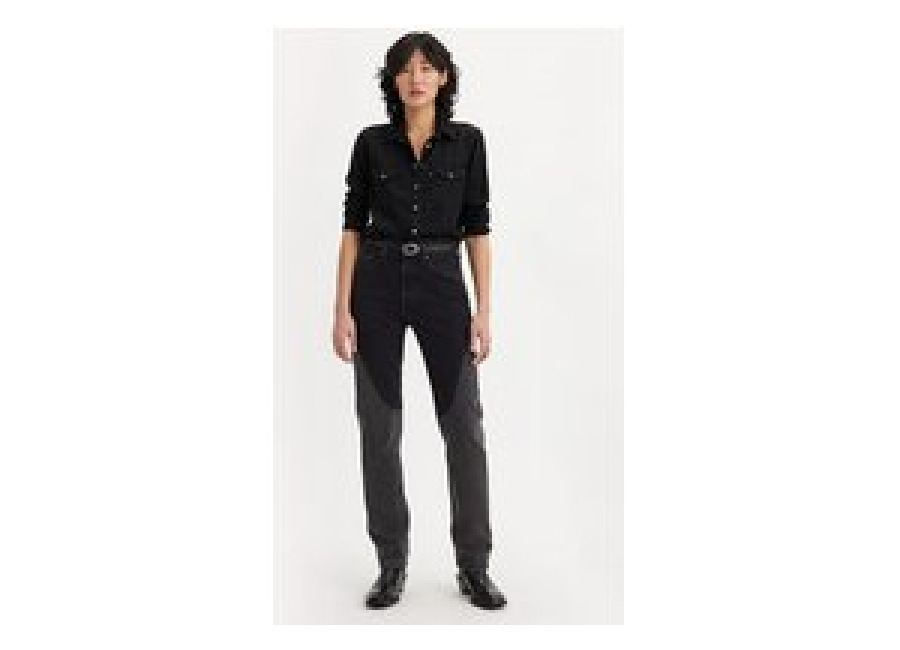 Levi’s 501 Jeans Grey Talla: W23L30 | Vaqueros Rectos Outlet | Mujer | Gris