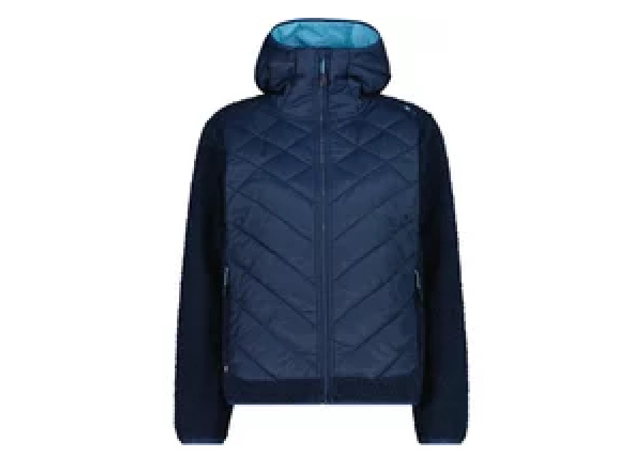 Chaqueta acolchada con capucha fija para mujer CMP