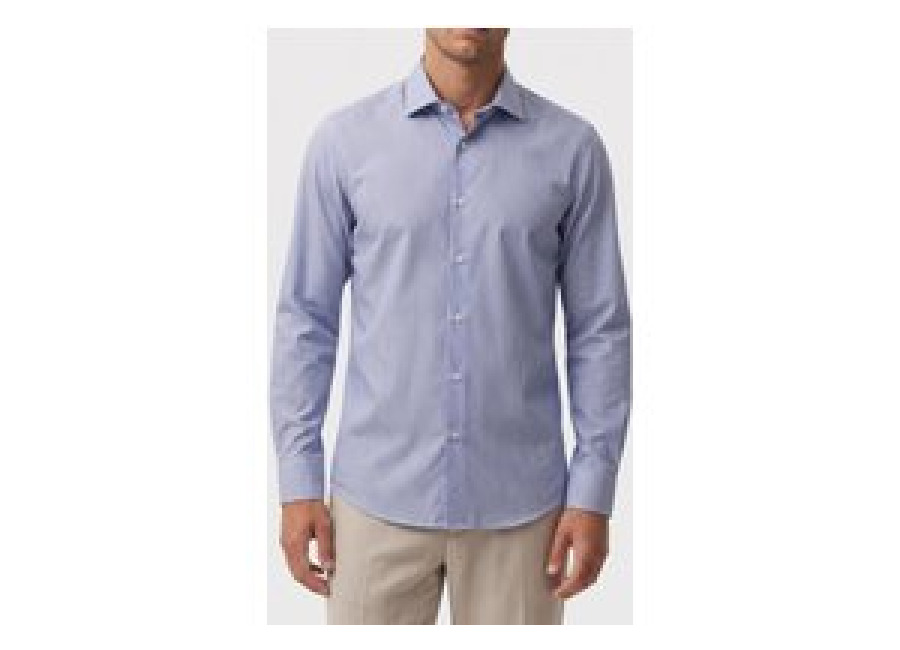 Calvin Klein Regular Perf Solid Shirt Navy | Camisas de Trabajo Outlet | Hombre | Azu