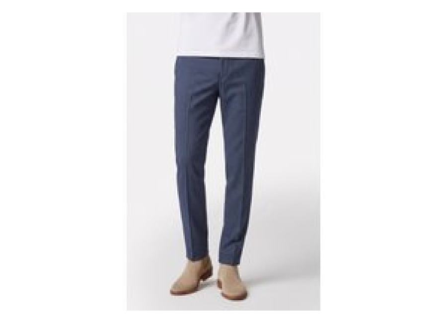 Calvin Klein Micro Dot Slim Trousers Dark Slate Blue | Pantalones Sastre Outlet | Hombre | Azu