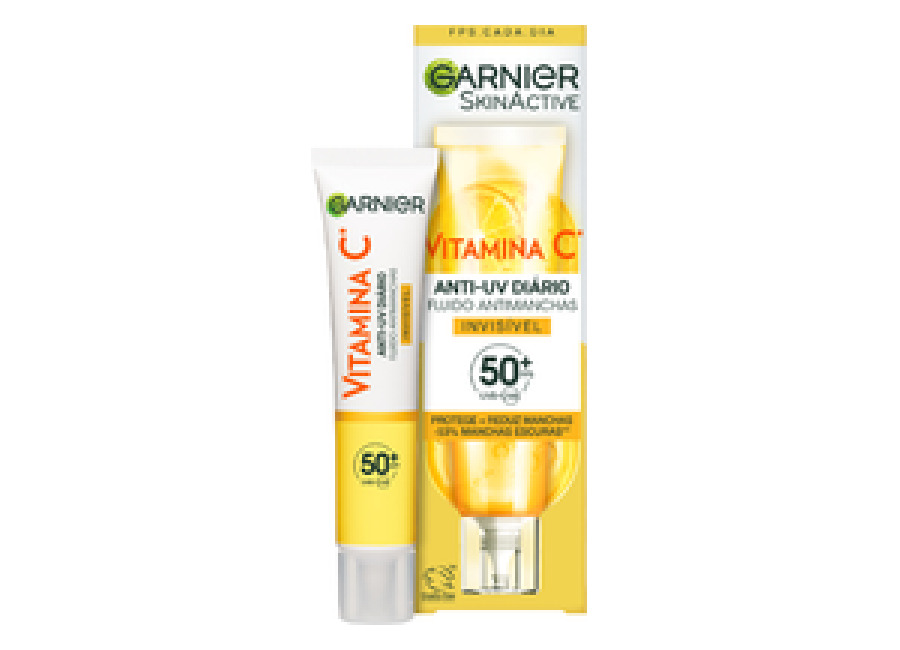 Garnier Vitamina C Fluido Antimanchas Anti-UV Diario Invisible FPS50+, 40 ml
