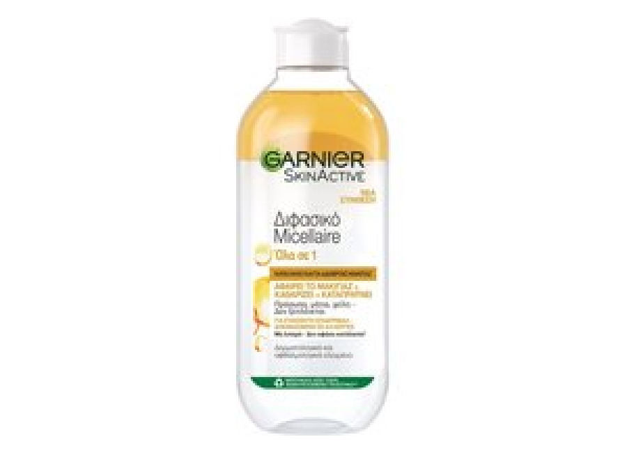 Agua micelar limpiadora en aceite Skinactive de Garnier, 400 ml