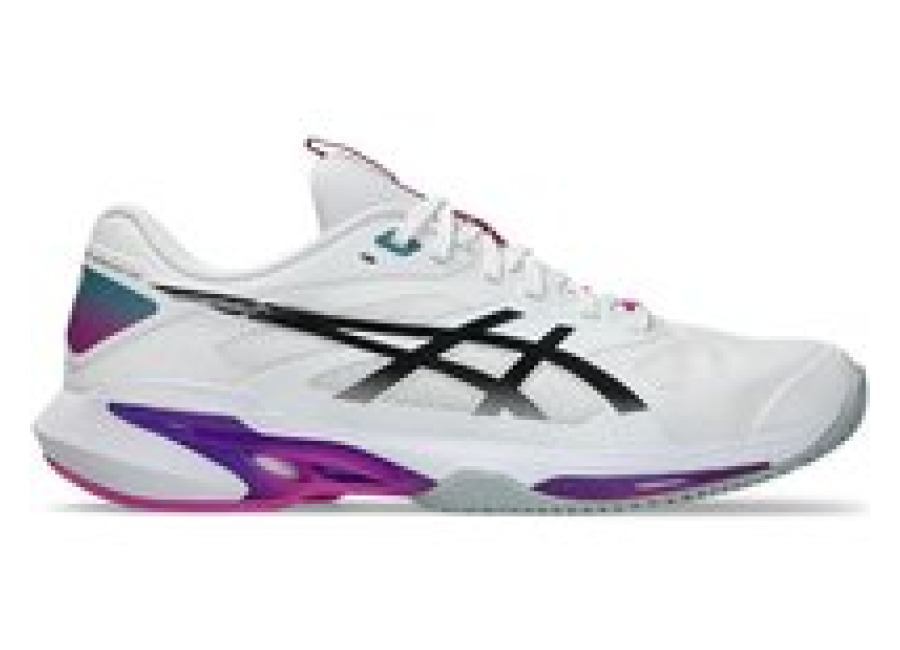 Zapatillas de Tenis ASICS Solution Speed Ff 4 Clay Hombre Blanco/Digital Sakura