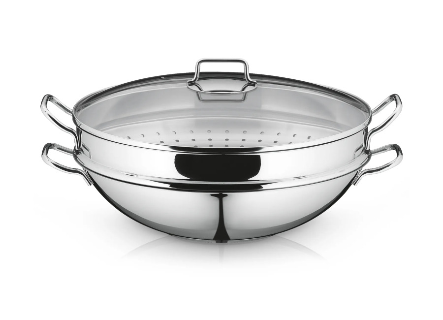 Juego de wok Macao de 36 cm, 4 piezas WMF
