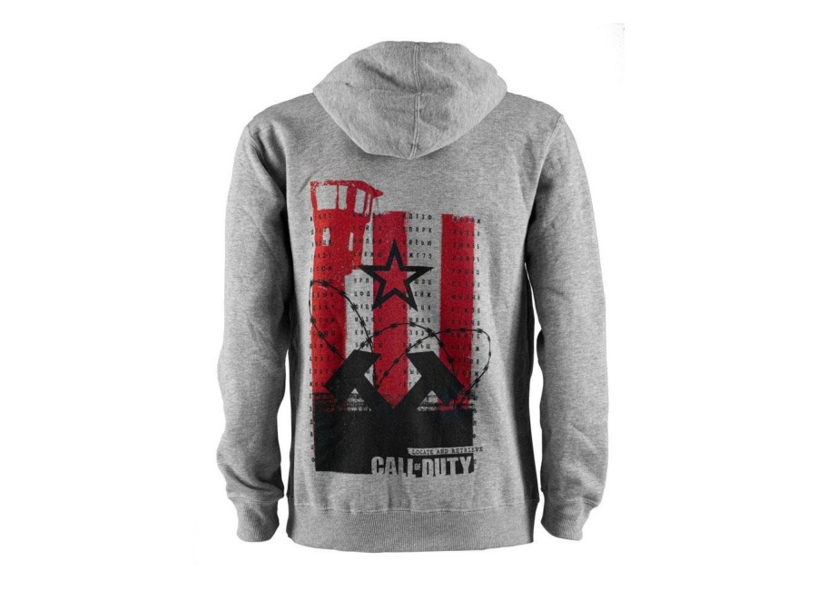 sudadera con cremallera call of duty locate and retrieve gri