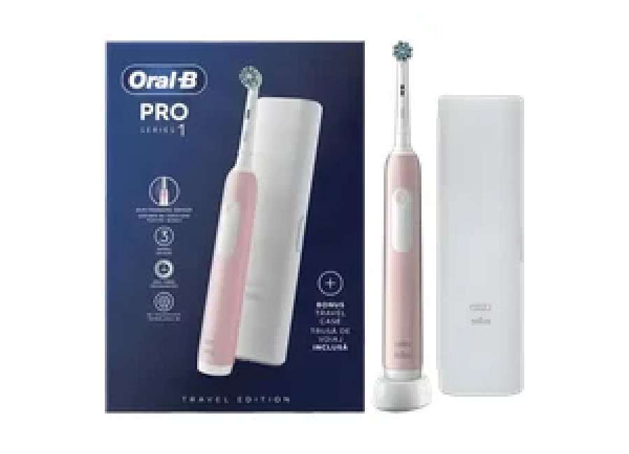 Cepillo Eléctrico Oral-B Pro Series 1 CrossAction con Estuche de Viaje