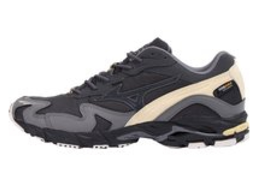 Mizuno Unisex S.l.wave Rider 10 Cordura Blacksand/quietshade/banana | Zapatillas Deportivas Outlet | Unisex | Negro