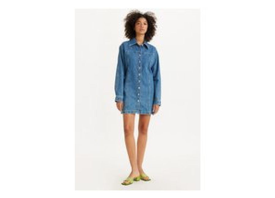 Levi’s Shay Dress Shirt Blue | Blusón Outlet | Mujer | Azul