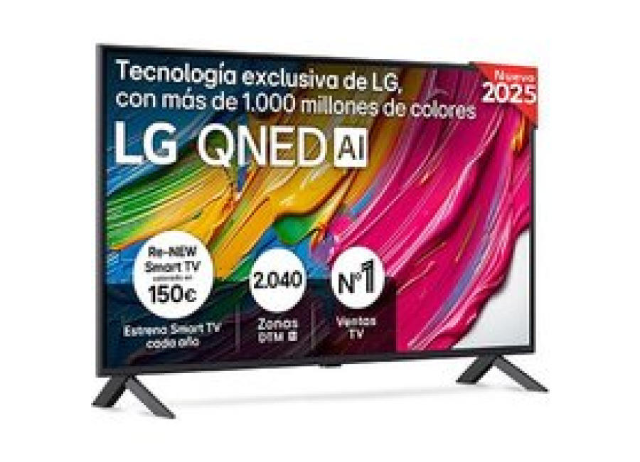 Outlet Smart TV LG QNED AI QNED8E 43 pulgadas 4K 2025 – 43QNED8EA6B.OUTLET | LG ES