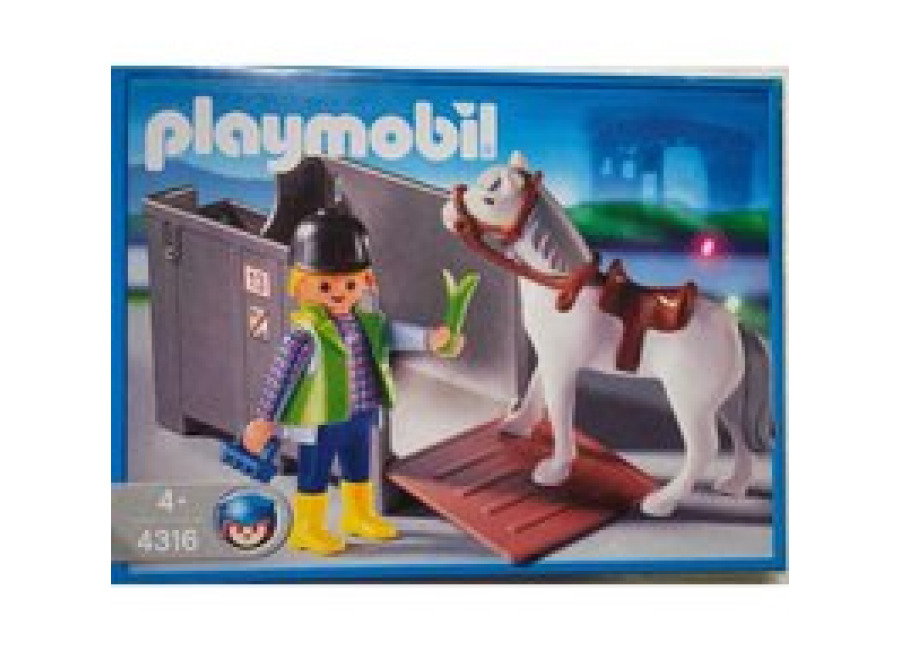 Playmobil 4316 Caballo con transporte *COLECCIONISTA*