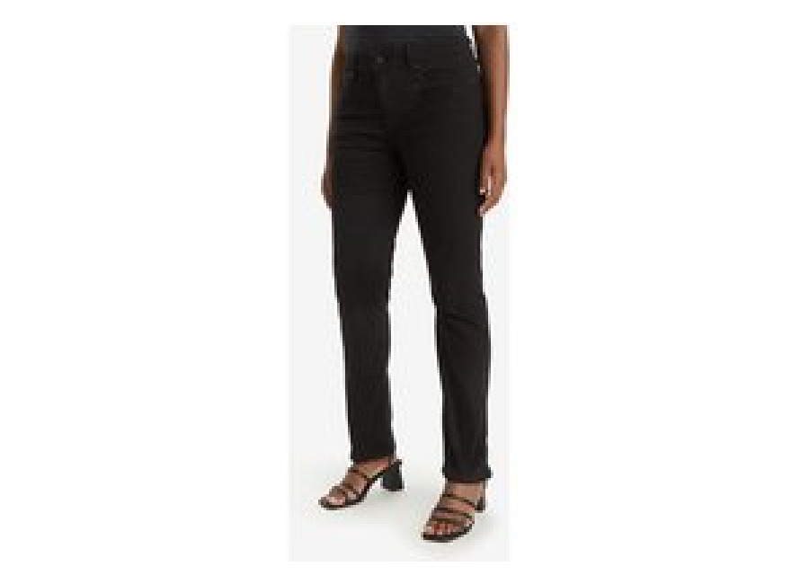 Levi’s 712 Jeans Black Talla: W25L30 | Vaqueros Pitillo Outlet | Mujer | Negro