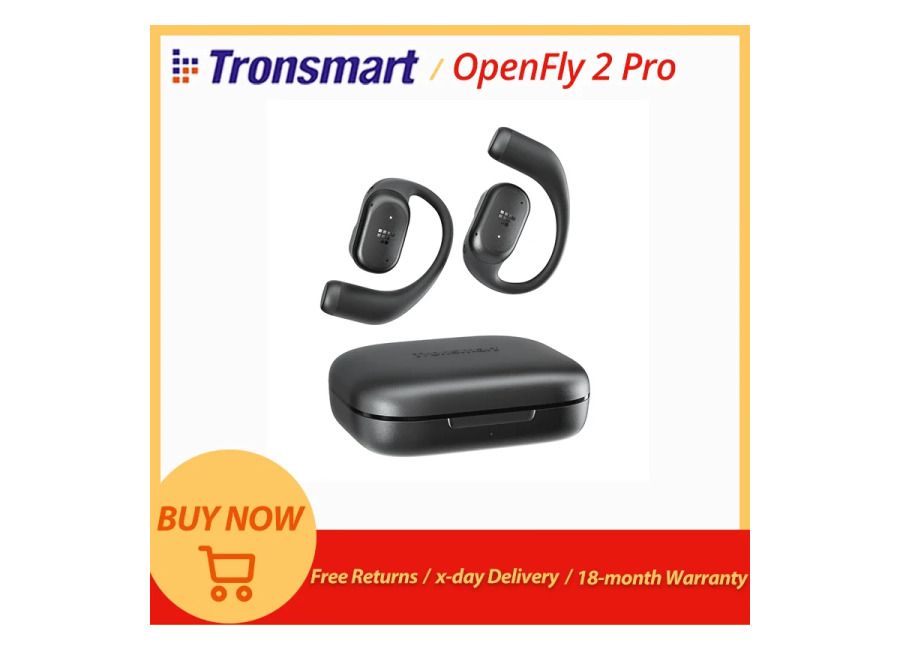 Tronsmart OpenFly 2 Pro Auriculares abiertos Auriculares Bluetooth de oído abierto con 40 horas de reproducción,…