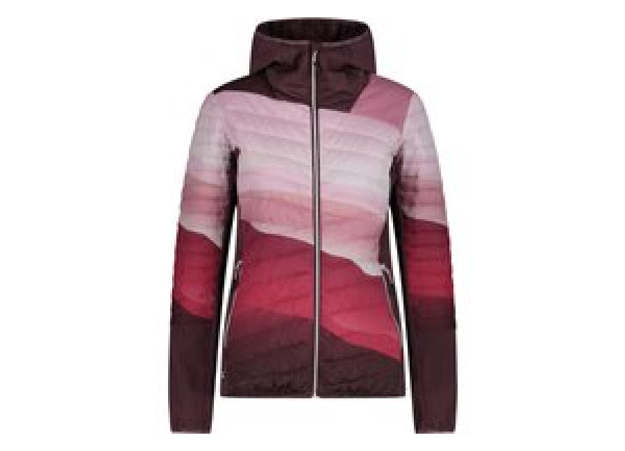 Chaqueta híbrida con capucha mujer CMP