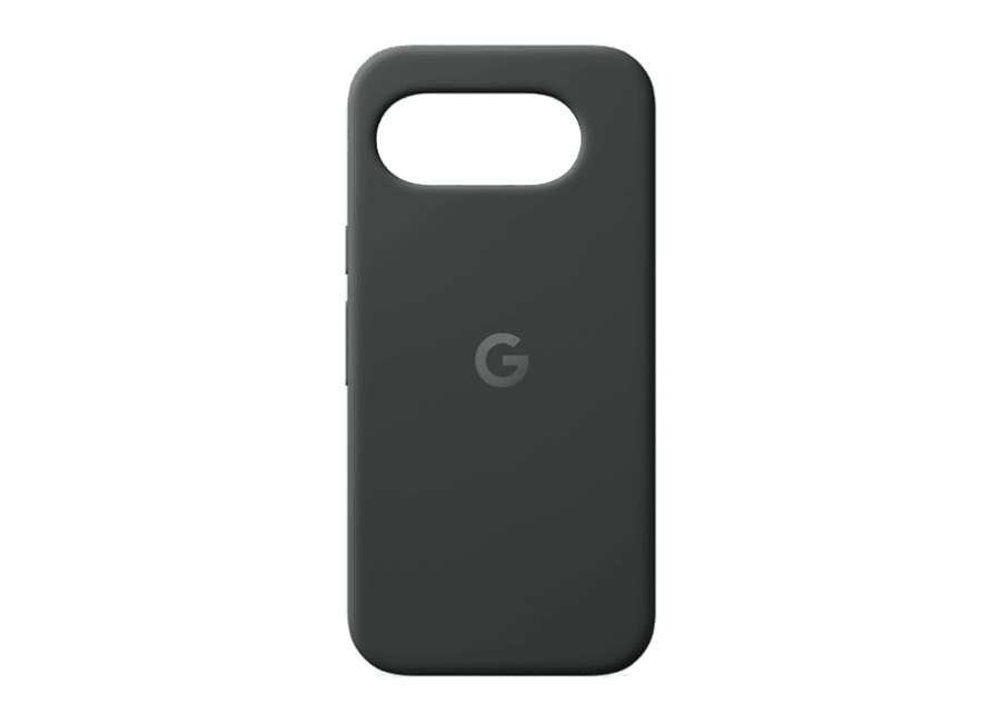 Funda móvil – Google Pixel 10a, Silicona y policarbonato, Obsidiana