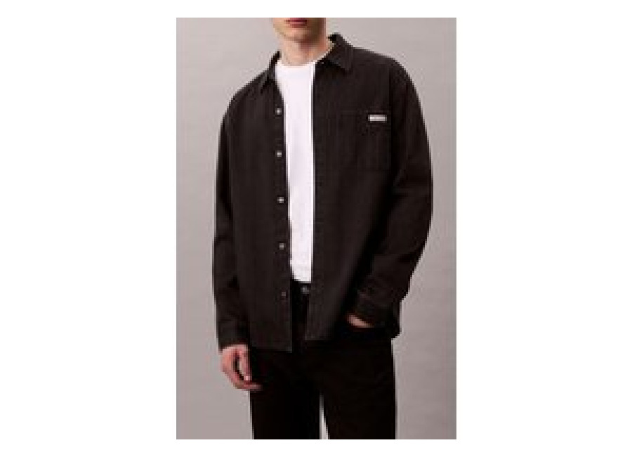 Calvin Klein Classic 205 Denim Shirt 205 Black | Camisas Casuales Outlet | Hombre | Azu