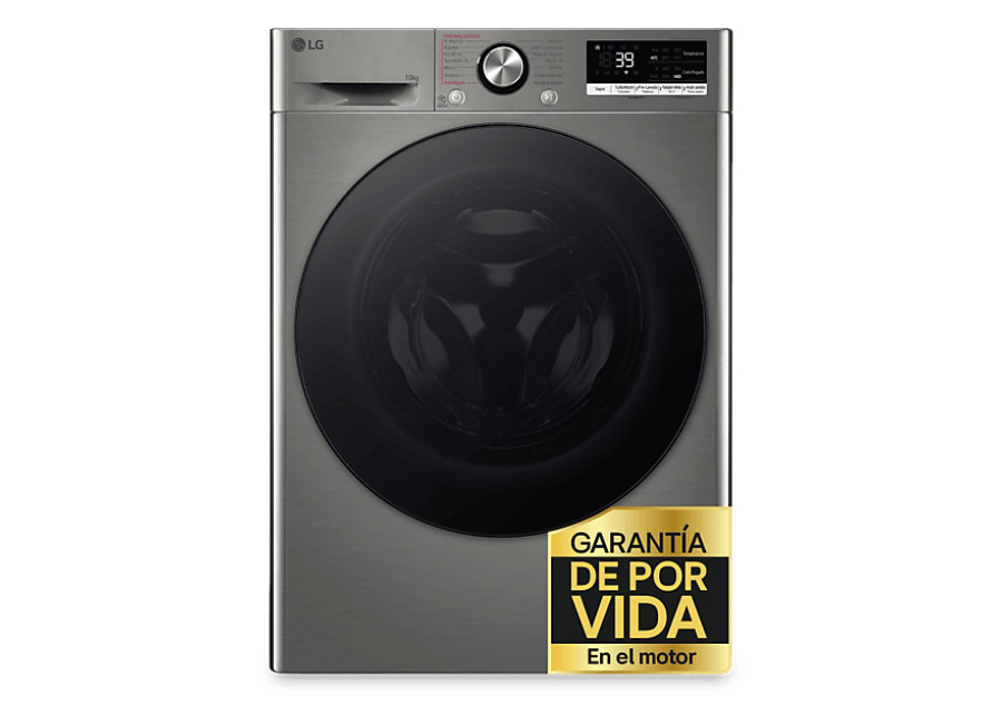 REACONDICIONADO Seminuevo Bueno Lavadora carga frontal – LG F4WR7010AGS, Serie 700, 10 kg, 1400 rpm, 14 Programas, AI Direct Drive ™, Steam™, Inox