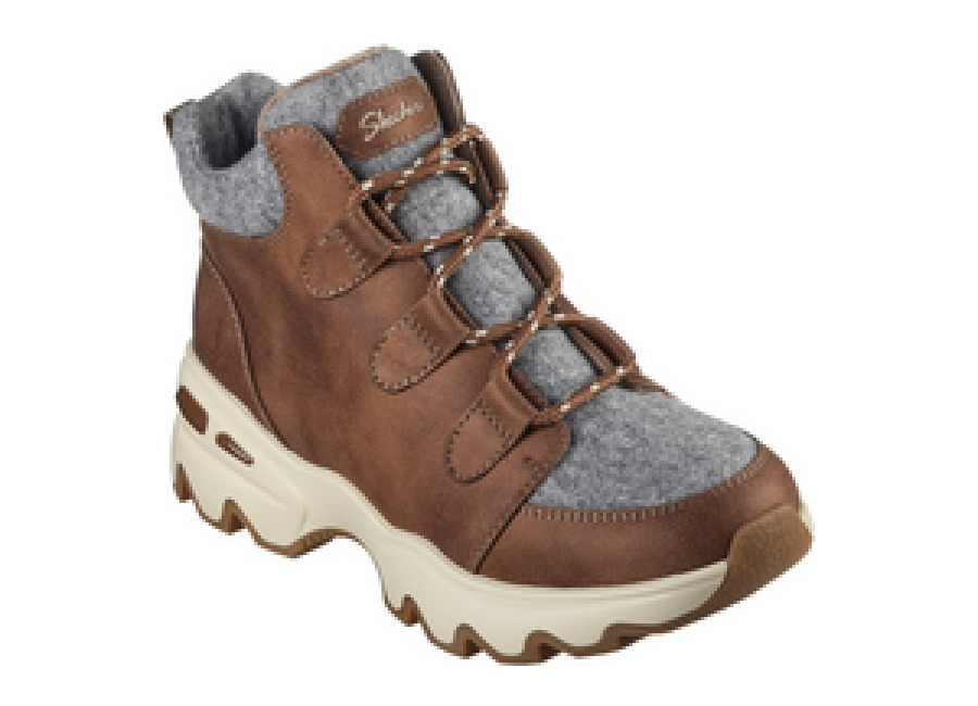 Skechers Big Lug – Botas de senderismo para mujer marrones – Botines hiking – Zapatillas para caminata