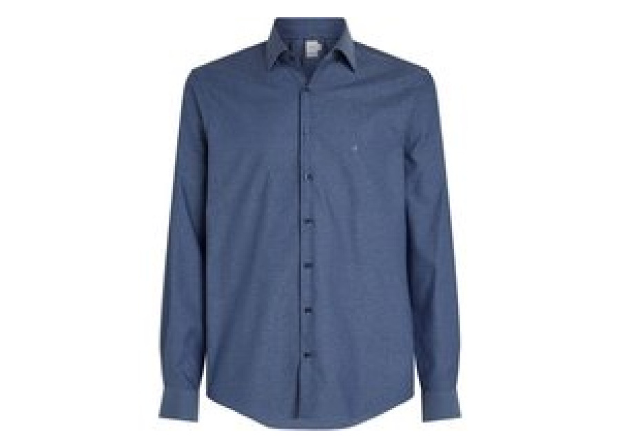 Calvin Klein Floral Jacquard Shirt – Blue