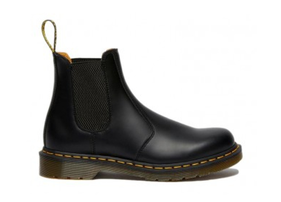 Dr Martens unisex. 22227001 Botas de piel 2976 Ys Smooth negro (36), Plano, Ninguno, Casual