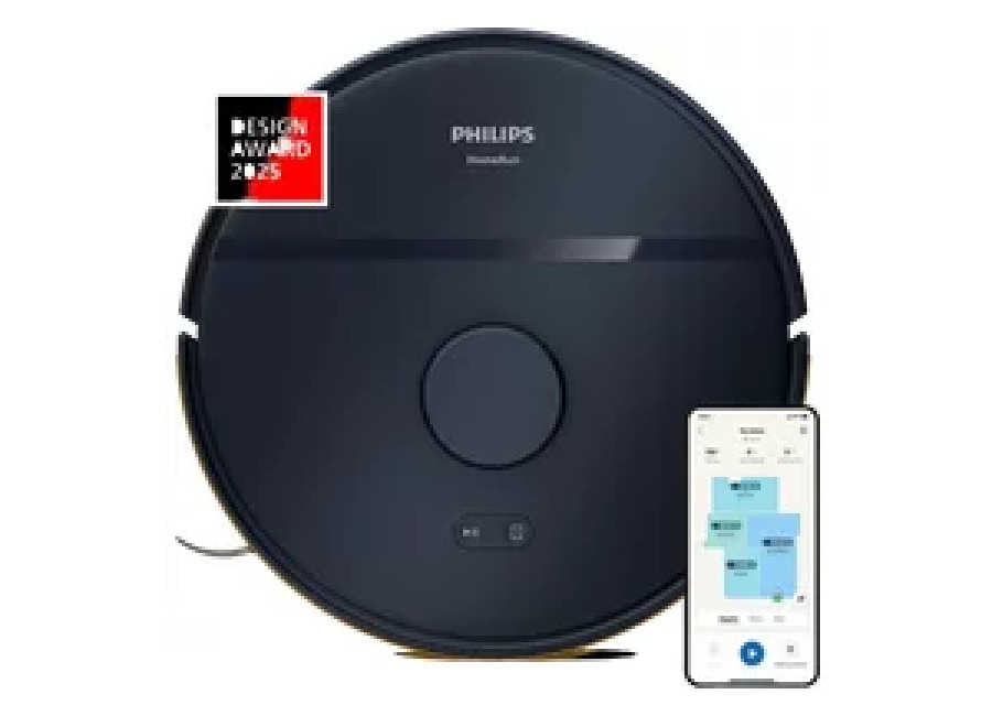 Robot Aspirador Philips HomeRun 2000 Series Negro LiDAR 2700Pa 130min XU2000