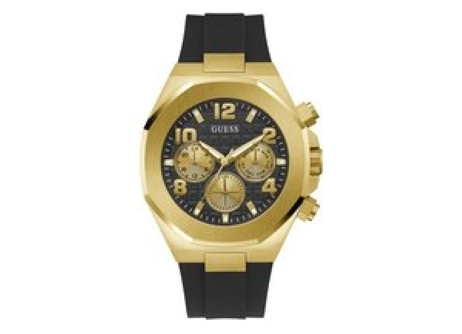57824 | GUESS GW0583G2 EMPIRE CABALLERO ACERO Y CAUCHO