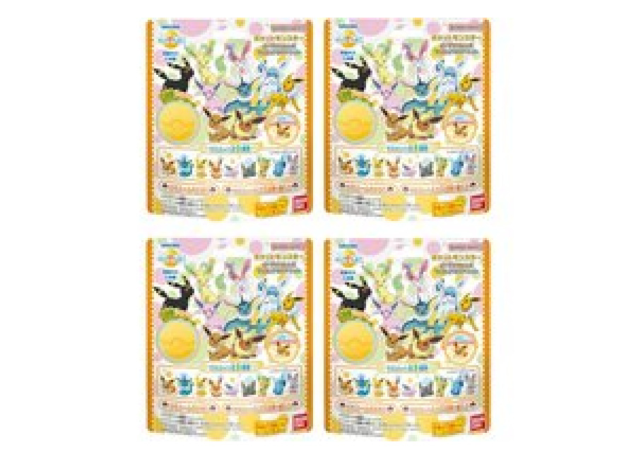 Bandai – Eevee Friends Surprised? Bath Ball – 1 pc (4ea) Set»