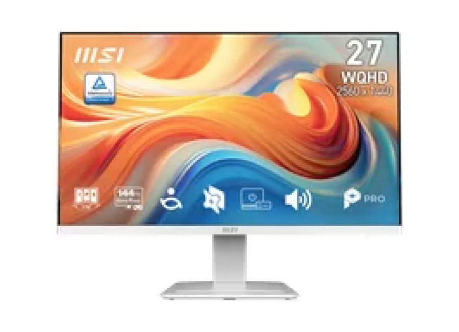 Monitor MSI Pro MP273QW E14 27 pulgadas 144Hz QHD 2560×1440 IPS 4ms GTG Blanco