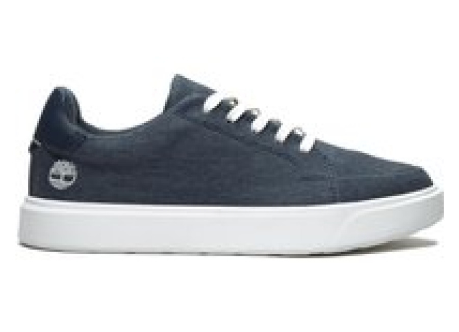 Timberland Emerson Street Low Lace Up Sneaker Dark Blue Canvas | Zapatillas Deportivas Outlet | Mujer | Azu