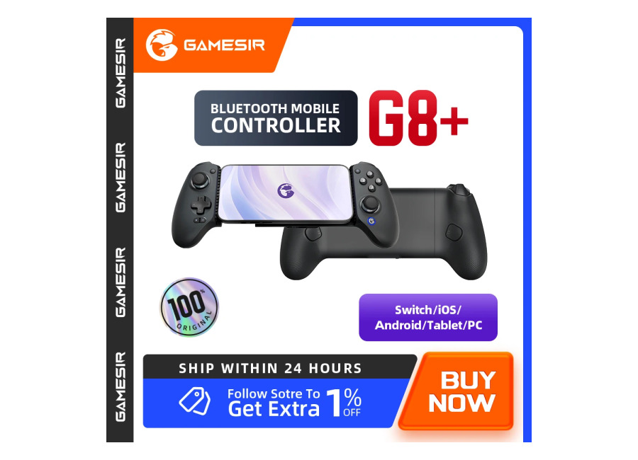 Gamesir G8 Plus G8 Galileo Gamepad para Celular con Joystick de Efecto Hall para iPhone 15…