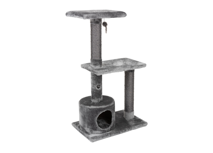 zooplus Exclusive Rascador Erebus para gatos – Gris oscuro