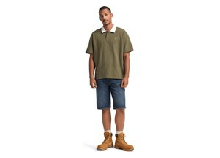 Timberland Textured Polo Leaf Green | Polos Outlet | Hombre | Verde