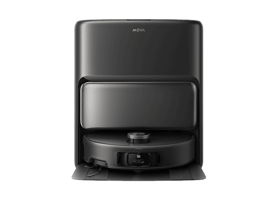 Robot aspirador – MOVA V50 Ultra Complete, Función fregona, 700 W, 260 min, 69 dB(A), StepMaster™, 24.000 Pa, Negro