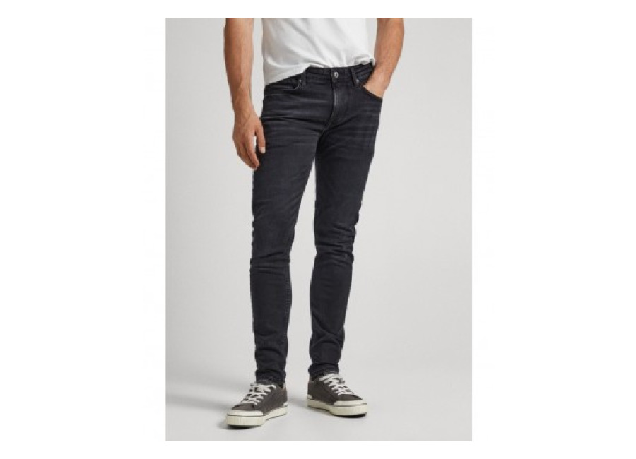 Pepe Jeans para hombre. PM206321XV1 Jeans Finsbury negro (34/32), Casual, Algodón, Denim, Sostenible