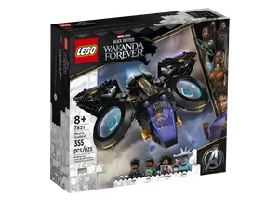 Set LEGO Marvel 76211 El Pájaro Solar de Shuri 355 piezas