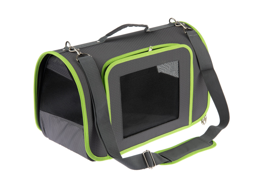 zooplus Exclusive Bolso plegable Technicolor para mascotas – 45 x 25 x 28 cm (L x An x Al)