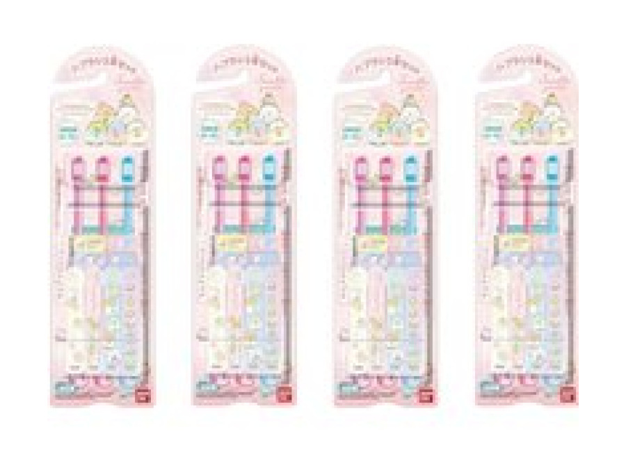 Bandai – Kids Tooth Brush – 3 pcs – Sumikko Gurashi (4ea) Set»